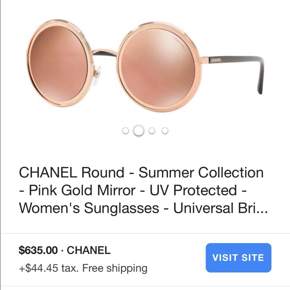 Rose gold chanel sunglasses - Picture 2 of 4